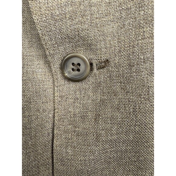 Vintage Levi Panatela Sportswear Men's Size 38S Heathered Brown Suit Coat Jacket - Picture 14 of 15